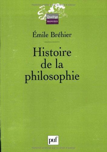 Histoire de la philosophie (French language)