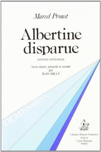 Albertine disparue (French language, 1992)