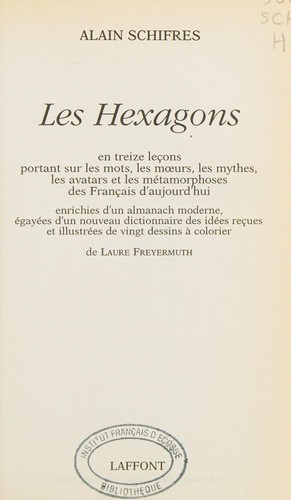 Les Hexagons (French language, 1996, Librairie générale française)