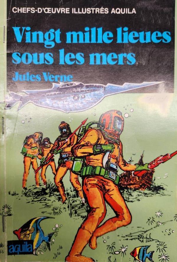 Vingt Mille Lieues sous les mers (French language, aquila)