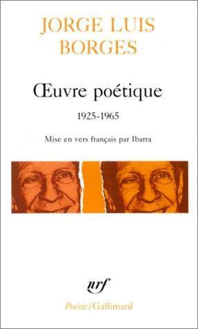 Oeuvre poétique (French language, 1985)