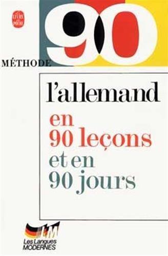 L'allemand en 90 leçons (French language, 1999)