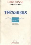 Thésaurus (French language, 1995, Larousse, Editions Larousse)