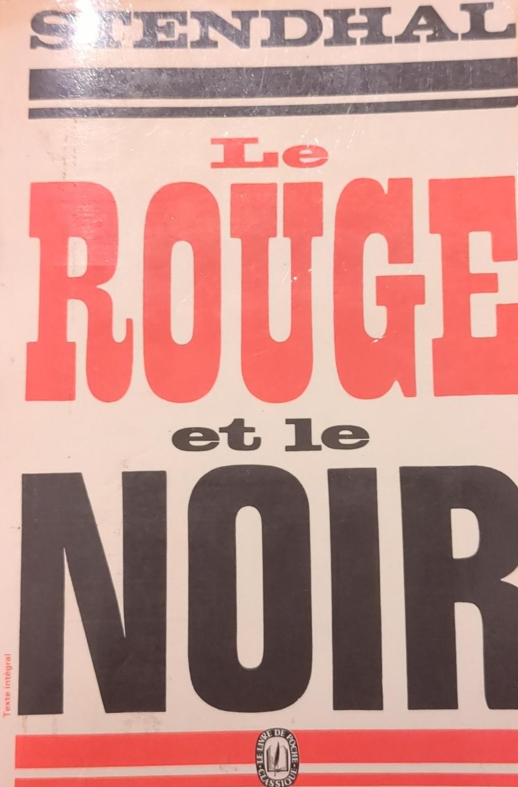 Le Rouge et le Noir (French language, Le livre de poche)