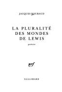 La pluralité des mondes de Lewis (French language, 1991, Gallimard)