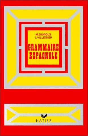 Grammaire espagnole (French language, 2000, Hatier)