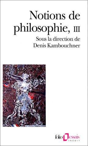 Notions de philosophie (French language, 1995)