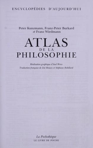 Atlas de la philosophie (French language, 1993)