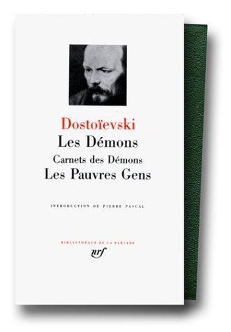 Les Démons. Carnets des Démons. Les Pauvres gens (French language, 1955)