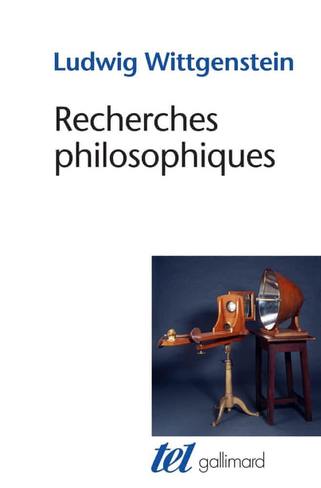 Recherches philosophiques (French language, 2014, Éditions Gallimard)