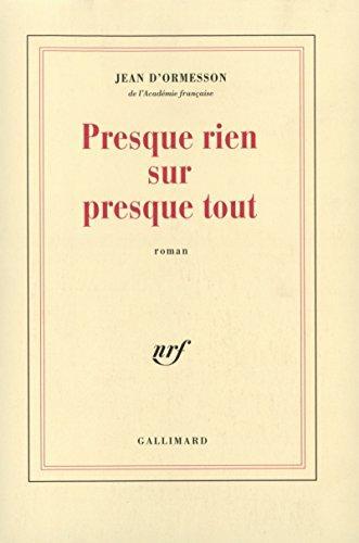 Presque rien sur presque tout (French language, 1996)