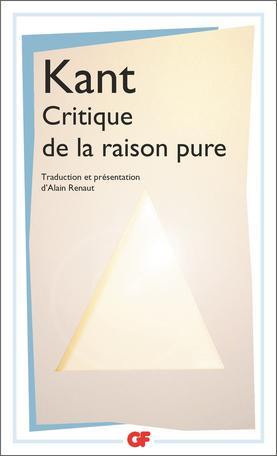 Critique de la raison pure (French language)